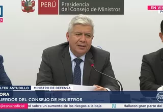 Gobierno extiende estado de emergencia en Pataz por 60 días más