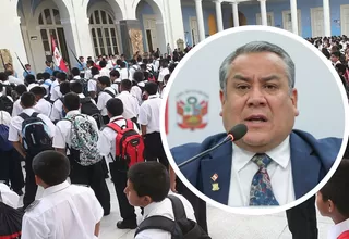 Gobierno no decide si suspenderán clases escolares ante el paro