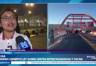 Gobierno observó ley sobre límites entre Moquegua y Tacna