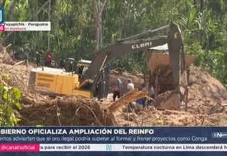 Gobierno oficializa ampliación del Reinfo hasta diciembre de 2026