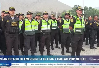 Gobierno prórroga estado de emergencia en Lima y Callao