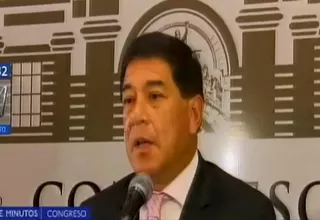 Gonzales explicó que renunció a Ética en pro de continuidad del trabajo técnico