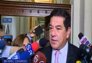 Gonzales: Cursaremos un oficio para que regresen las bancadas que salieron de Ética