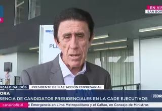 Gonzalo Galdos lamenta ausencia de candidatos en la CADE Ejecutivos 2025
