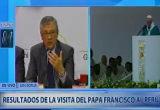 Grados: "Vimos algunas zonas que afeaban muchísimo el recorrido del papa"