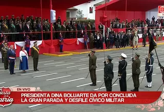 Fiestas Patrias: Culminó la Gran Parada y desfile Cívico Militar