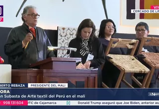 Gran subasta de Arte Textil del Perú en el MALI