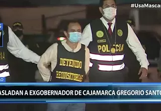 Gregorio Santos fue trasladado a Lima tras ser capturado en la Región San Martín