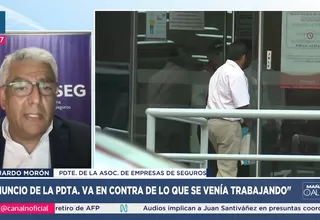Gremio asegurador cuestiona apoyo de Boluarte a retiro AFP