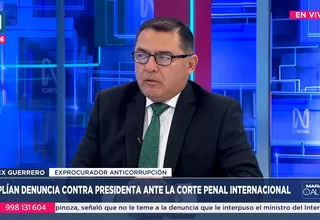 Guerrero: La acusación contra Boluarte ante la CPI es por omisión