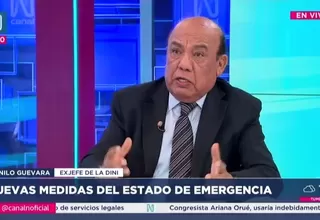 Guevara: Infiltración de policías en bandas criminales sería sistémica