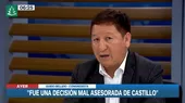 Guido Bellido: "Fue una decisión mal asesorada de Pedro Castillo" - Noticias de premio-nobel-de-economia