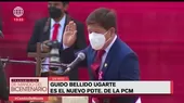 Guido Bellido Ugarte juró como presidente del Consejo de Ministros  - Noticias de presidencia