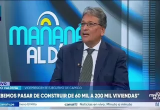 Guido Valdivia: “Medio millón de viviendas podrían colapsar ante un terremoto de 8 grados”