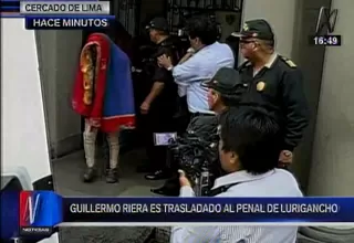 Guillermo Riera fue internado en el penal de Lurigancho por caso Costa Verde