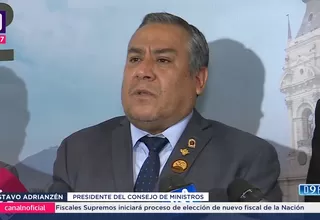 Gustavo Adrianzén: Estamos cumpliendo todas las promesas