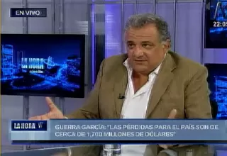 Gustavo Guerra García comentó el caso de la Interoceánica Sur y Odebrecht