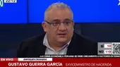 Gustavo Guerra García: No veo esfuerzo en motorizar la inversión pública - Noticias de gustavo-bombini