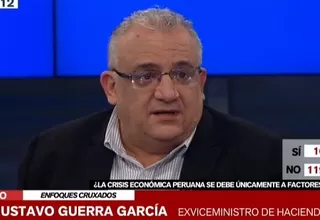 Gustavo Guerra García: No veo esfuerzo en motorizar la inversión pública