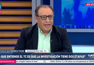 Gutiérrez Ticse: Policía actuará en investigaciones con supervisión fiscal