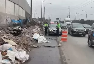 Hallan cuerpo calcinado a un lado de la autopista Ramiro Prialé 