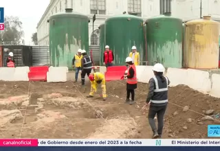 Descubren restos arqueológicos durante obras de la Línea 2 del Metro en el Cercado de Lima