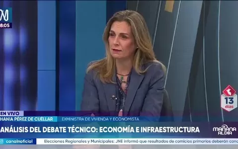 Hania Pérez de Cuéllar califica de “decepcionante” debate técnico entre Fuerza Popular y Juntos por el Perú