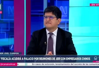 Heber Joel Campos: Indagación a José Jerí está restringida por fallo del Tribunal Constitucional