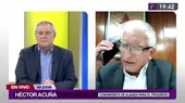 Héctor Acuña: “Tenemos un gabinete ministerial mejorado” - Noticias de Gabinete Ministerial