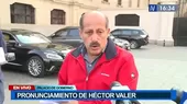 Héctor Valer confirmó que continúa despachando con el presidente Castillo - Noticias de H��ctor Valer
