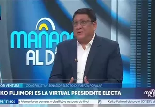 Héctor Ventura: Keiko Fujimori debe unir al país tras ganar las elecciones