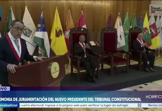 Helder Domínguez asume presidencia del Tribunal Constitucional
