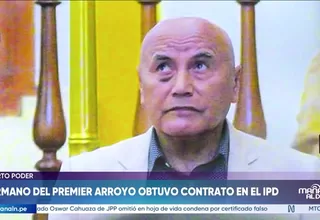 Hermano del premier Arroyo obtuvo contrato en el IPD