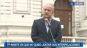 Hernando Guerra García: "Fuerza Popular no quiso juntar dos interpelaciones" - Noticias de interpelacion