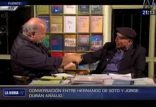 Hernando de Soto: Exsubversivos afirman que no están contra la inversión minera