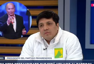 Hernando de Soto y Progresemos en ruptura por control partidario