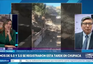 Hernando Tavera del IGP advierte réplicas por falla en Chupaca
