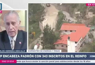Herrera Descalzi: Congreso tuvo tiempo para legislar Reinfo y prefirió prolongar informalidad