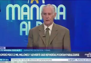 Herrera Descalzi: pedido de Petroperú “tiene sabor a chantaje”