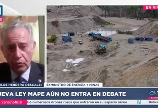 Herrera Descalzi: Reinfo es usado por minería ilegal como escudo