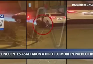 Asalto a Hiro Fujimori: Video del momento del robo a mano armada en Pueblo Libre