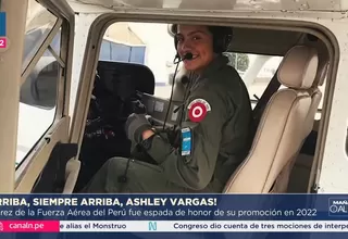 La alférez Ashley Vargas y su vida destacada en la Fuerza Aérea del Perú