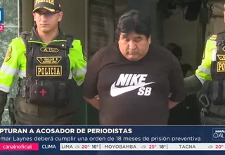 Policía detiene en Los Olivos a hombre con prisión preventiva por acosar a periodistas