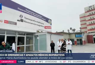 Hospital María Auxiliadora: Denuncian falta de funcionamiento del tópico de emergencias inaugurado hace medio año