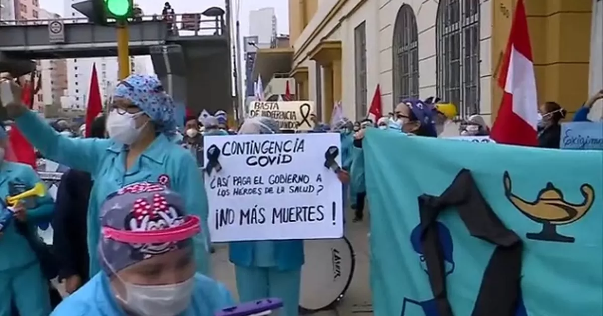 Hospital Del Nino Enfermeras Y Personal Administrativo Realizan Protesta Canal N