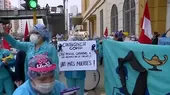 Hospital del Niño: Enfermeras y personal administrativo realizan protesta  - Noticias de hospital-sabogal