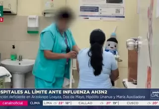 Hospitales de Lima operan al límite por variante AH3N2