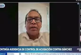 Hoy continúa audiencia de control de acusación contra Roberto Sánchez