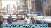 Hoy se cumplen 30 años de 'La Masacre de Barrios Altos' - Noticias de alberto-rodriguez