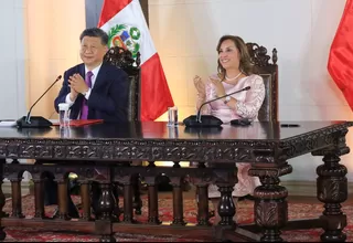 Xi Jinping y Dina Boluarte inauguraron puerto de Chancay